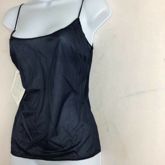 ROBERTA di CAMERINO Women's Blue Spaghetti Strap Sleeveless Tank Top Size 46 XL - Picture 4 of 14